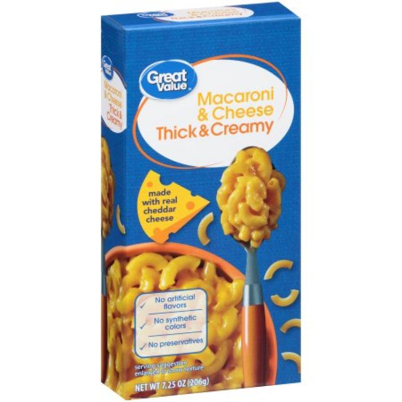 Great Value Thick and Creamy Macaroni and Cheese