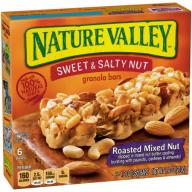 Nature Valley Sweet & Salty Nut Granola Bar Roasted Mixed Nut 6 - 1.2 oz Bars