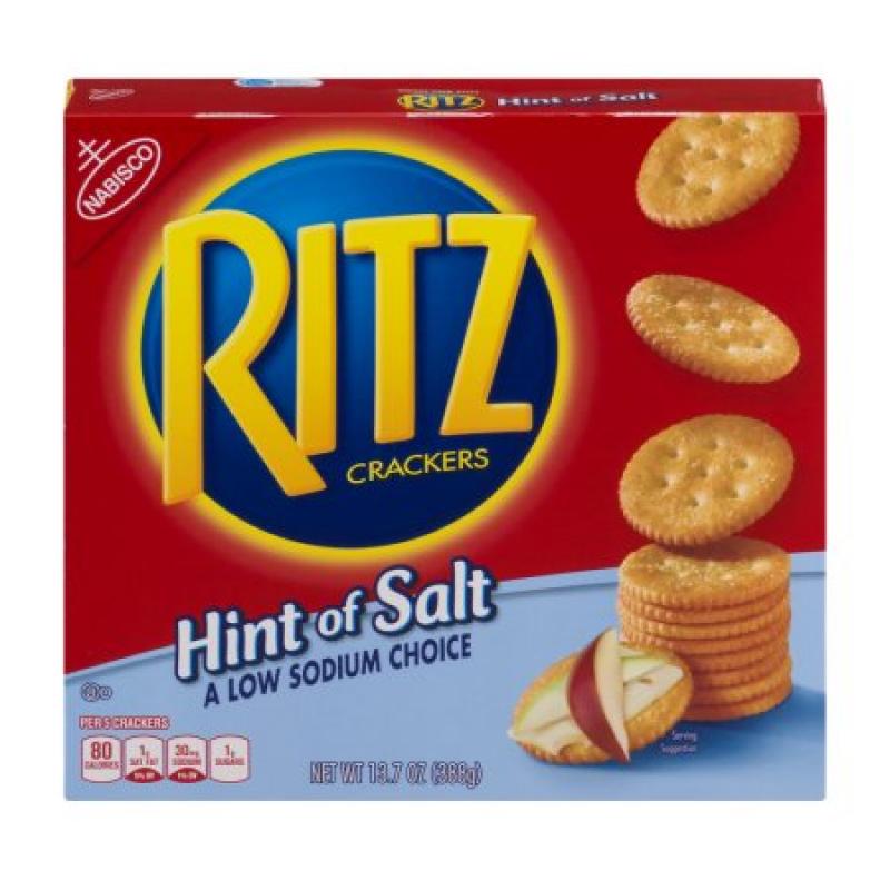 Nabisco Ritz Crackers Hint Of Salt, 13.7 OZ