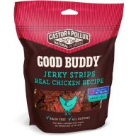 Castor and Pollux Jerky Strips Real Chicken Recipe, 4.5 oz, 6-Pack