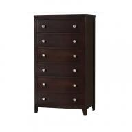 Coaster Sandy Beach 5-Drawer Wood Chest - Cappuccino