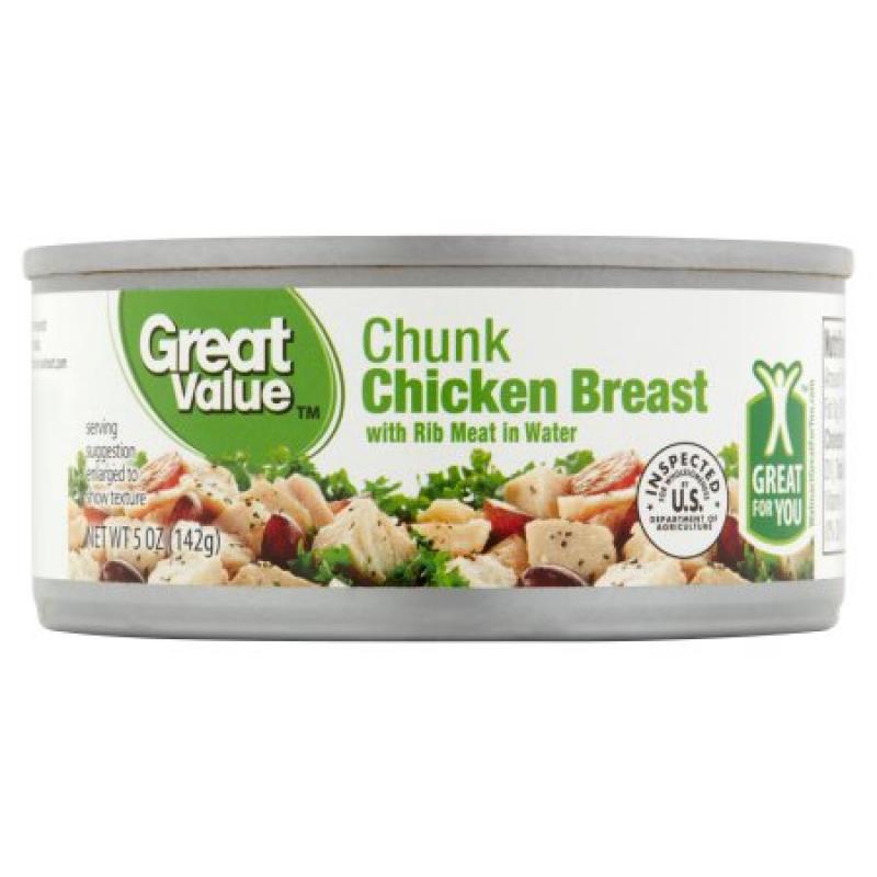 Great Value Chunk Chicken Breast, 5 oz