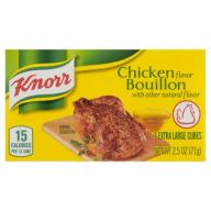 Knorr Chicken Flavor Bouillon with Other Natural Flavor, 6 count, 2.5 oz
