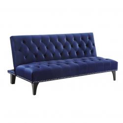 Coaster Cheyenne Blue Woven Fabric Modern Sofa Bed