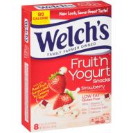 Welch&#039;s Strawberry Fruit &#039;n Yogurt Snacks, 0.8 oz, 8 count
