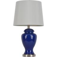 Cobalt Blue Urn Table Lamp