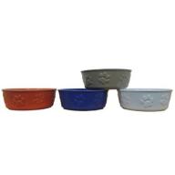Large Assorted Color Ceramic Pet Bowl