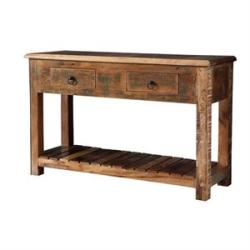 Coaster Rustic Console Table in Brown Finish