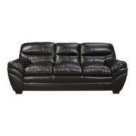 Ashley Tassler DuraBlend Leather Sofa in Black