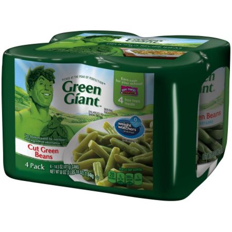 Green Giant Cut Green Beans, 14.5 Oz, 4 Ct