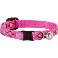Lupine Collars and Leads 14227 1/2" x 8"-12" Puppy Love Design Safety Cat Collar with Bell