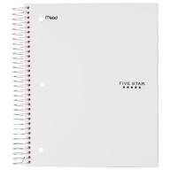Five Star Wirebound Notebook, 5 Subject, Wide Ruled, Assorted Colors (05209)