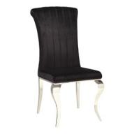 Coaster Carone 105072 27.5 Side Chairs in Black Color