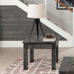 Coaster End Table in Rustic Gray