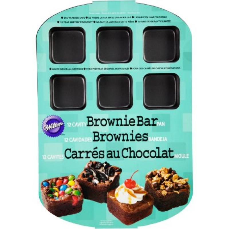 Wilton 12-Cavity Brownie Bar Pan 2105-0454