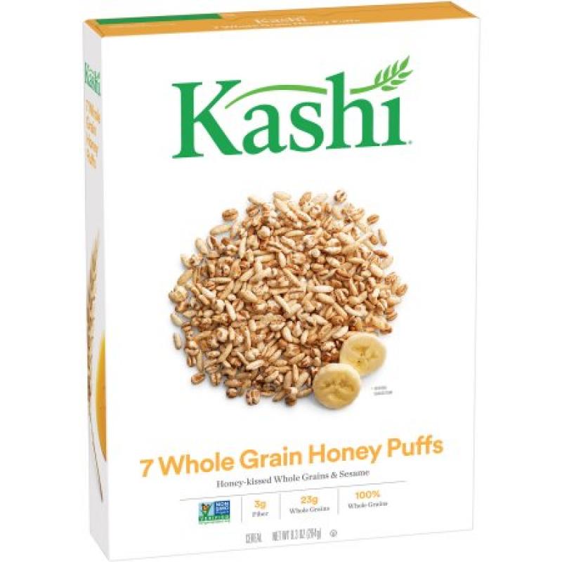 Cascadian FarmKashi 7 Whole Grain Honey Puffs 9.3oz® Organic Berry Vanilla Puffs Gluten Free Cereal 10.25 oz. Box
