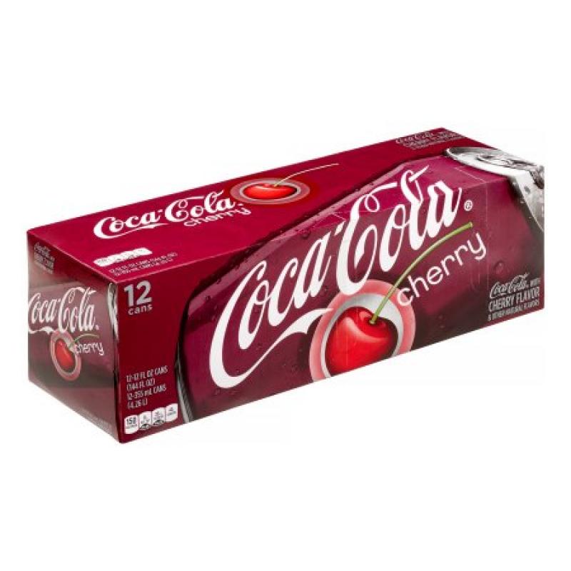 Coca-Cola Soda, Cherry, 12 Fl Oz, 12 Count
