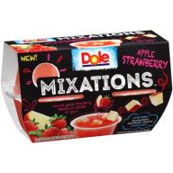 Dole® Mixations™ Apple Strawberry Fruit Cups 4-4oz. Cups