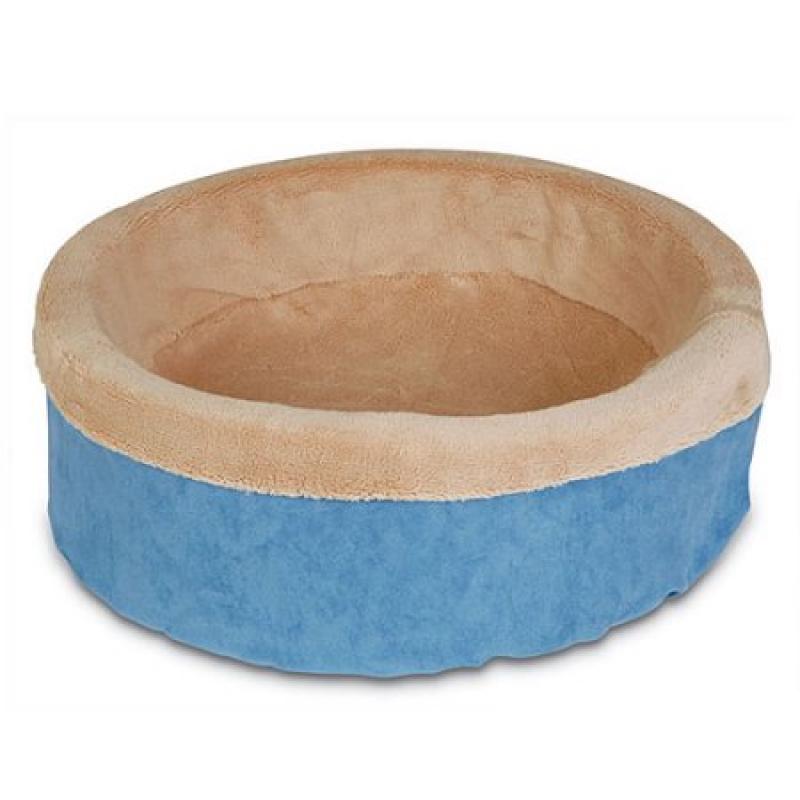 Deluxe Cuddle Cup with Sheepskin Dog Bed, Color Will Vary