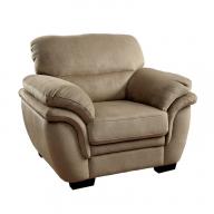 Furniture of America Ariella Accent Chair in Light Brown