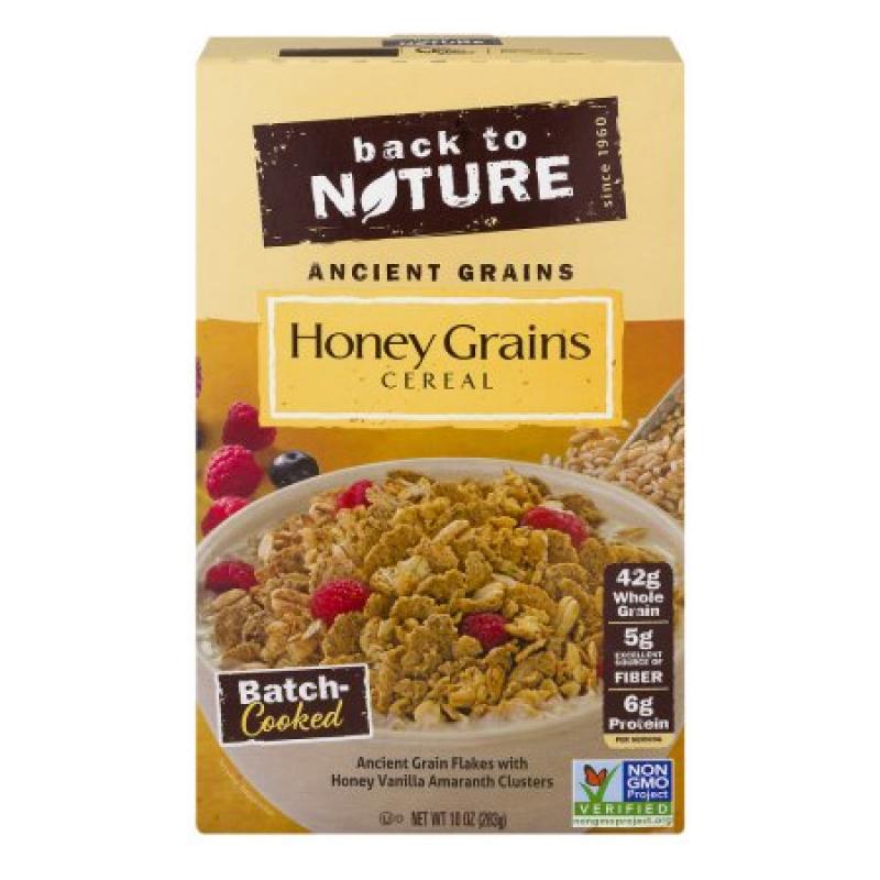 Back to Nature Cereal Honey Grains, 10.0 OZ