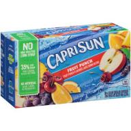 Capri Sun Fruit Punch Juice Drink Blend, 10 count, 60 FL OZ (1.77l)