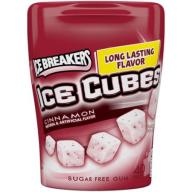 Ice Breakers Ice Cubes Sugar Free Cinnamon Gum 3.24 oz. Container