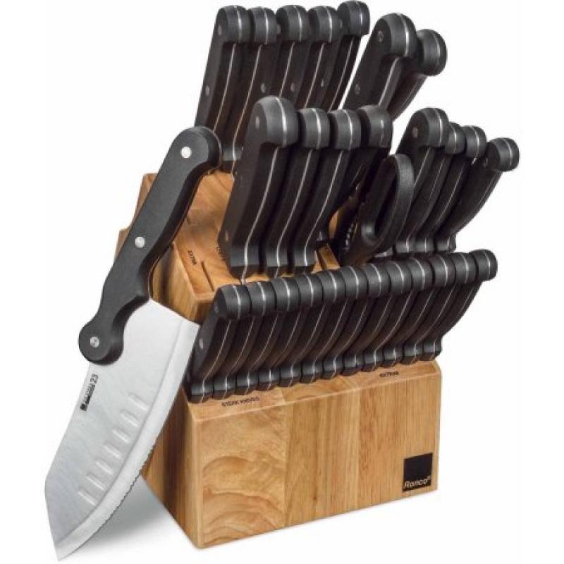Ronco 30-Piece Cutlery And Block