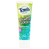Tom&#039;s of Maine Wicked Cool! Mild Mint Fluoride-Free Toothpaste, 4.2 oz