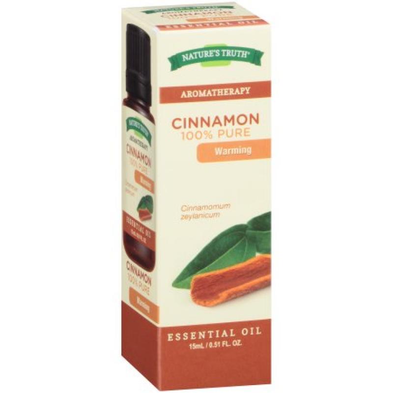 Nature&#039;s Truth Aromatherapy Cinnamon 100% Pure Essential Oil, .51 fl oz