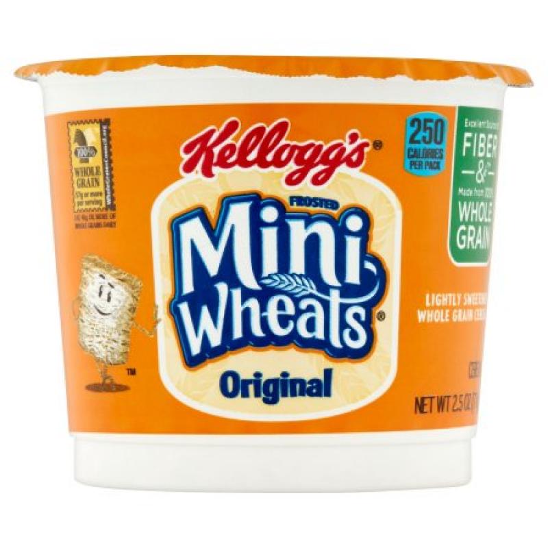 Kellogg&#039;s Frosted Mini-Wheats Cereal-in-a-Cup, 12 pack