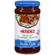 Herdez Roasted Pasilla Chile Cooking Sauce, 12 oz