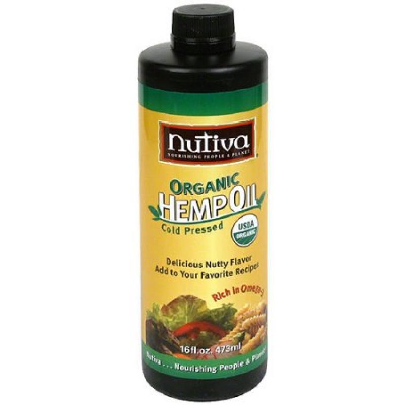 Nutiva Organic Cold Pressed Hemp Oil, 16 fl oz