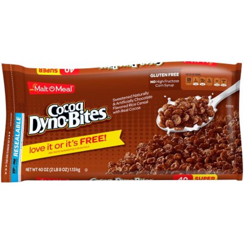 Malt-O-Meal Cocoa Dyno-Bites Cereal, 40 oz