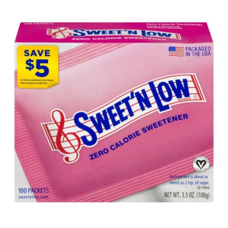 Sweet&#039;N Low Zero Calorie Sweetener - 100 CT