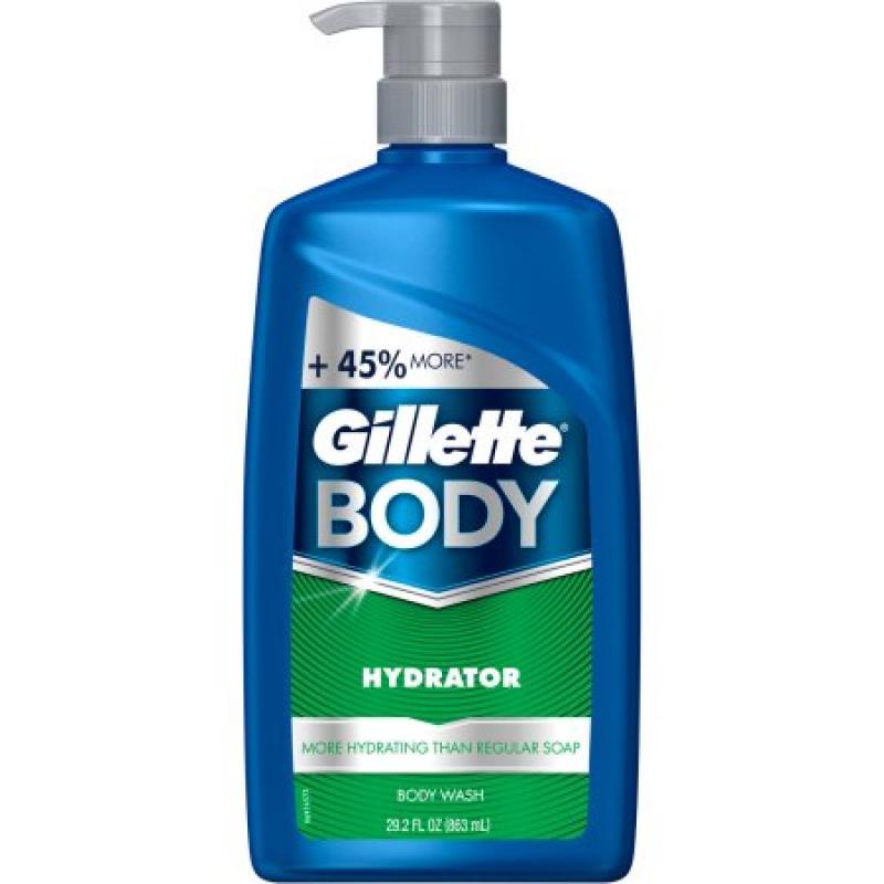 Gillette Body Hydrator Body Wash, 29.2 fl oz