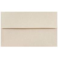 JAM Paper® - A10 (6 x 9 1/2) Sandstone Light Brown Passport Recycled Envelope - 1000 envelopes per carton