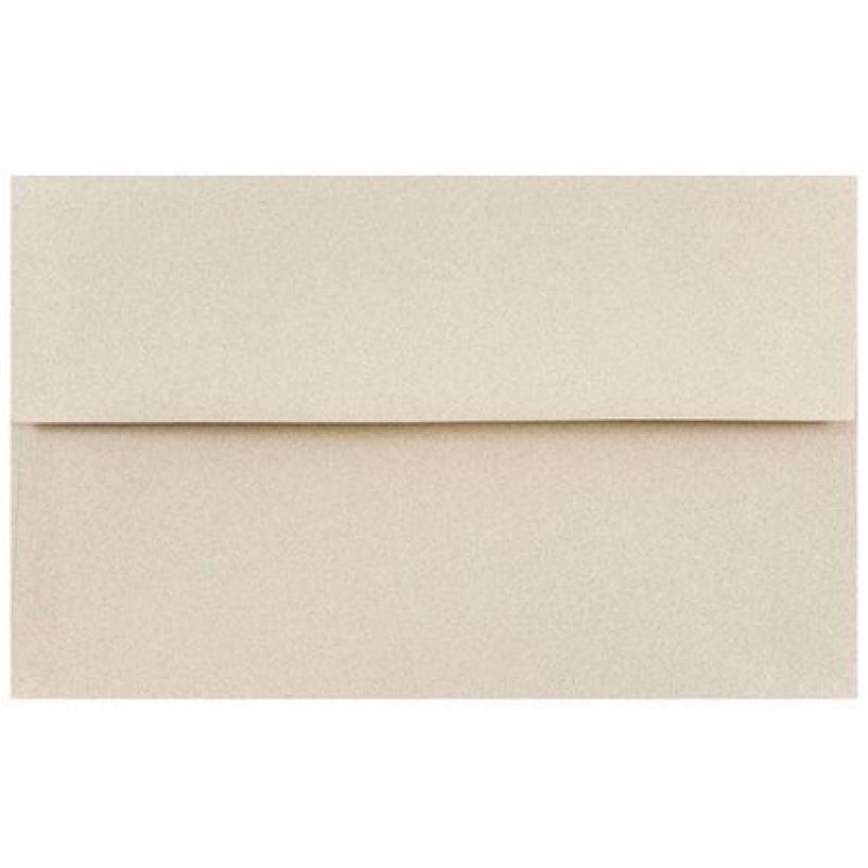 JAM Paper® - A10 (6 x 9 1/2) Sandstone Light Brown Passport Recycled Envelope - 1000 envelopes per carton