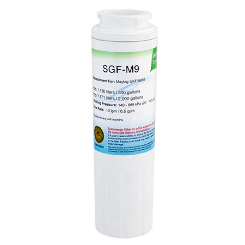 SGF-M9 Replacement Water Filter for Kenmore/Maytag/Amana/Whirlpool/Every Drop - 1 pack