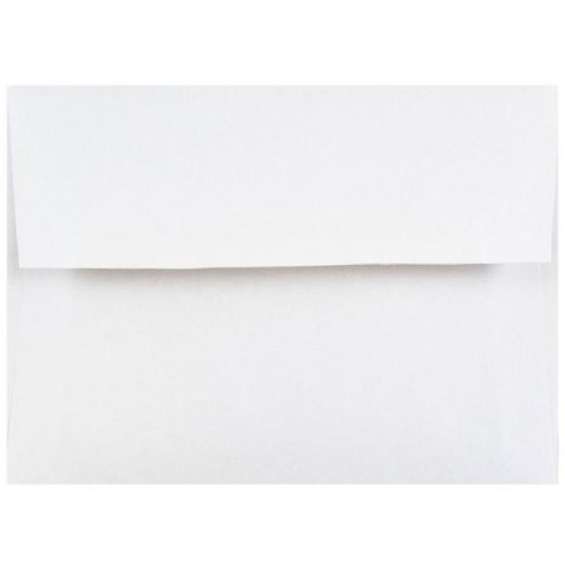 JAM Paper 4Bar A1 Invitation Envelopes, 3 5/8 x 5 1/8, White, 1000/Carton