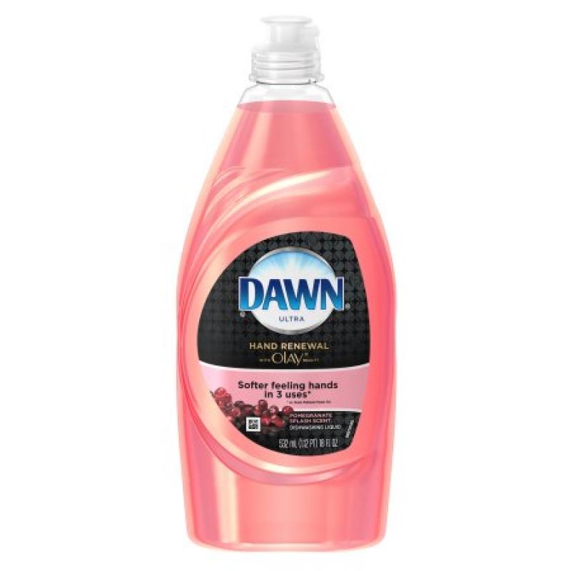 Dawn Ultra Hand Renewal Pomegranate Splash Scent Dishwashing Liquid, 18 fl oz
