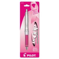 Pilot Dr.Grip Center of Gravity Pink Ribbon Retractable Ball Point Pen, Black Ink, 1mm