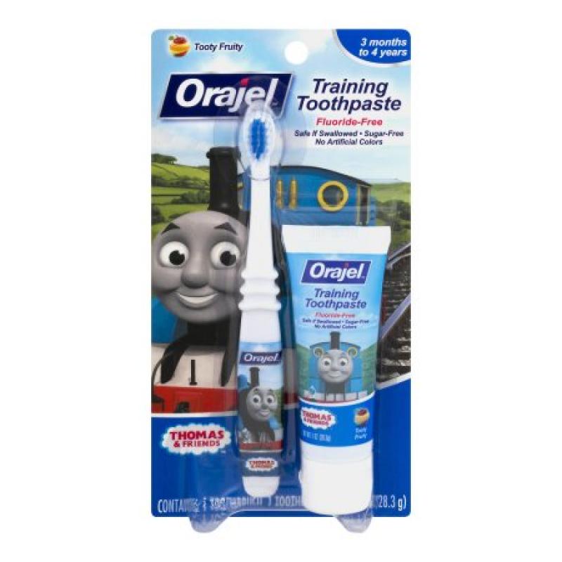 Orajel Training Toothpaste & Brush Thomas & Friends Tooty Fruity, 1.0 CT
