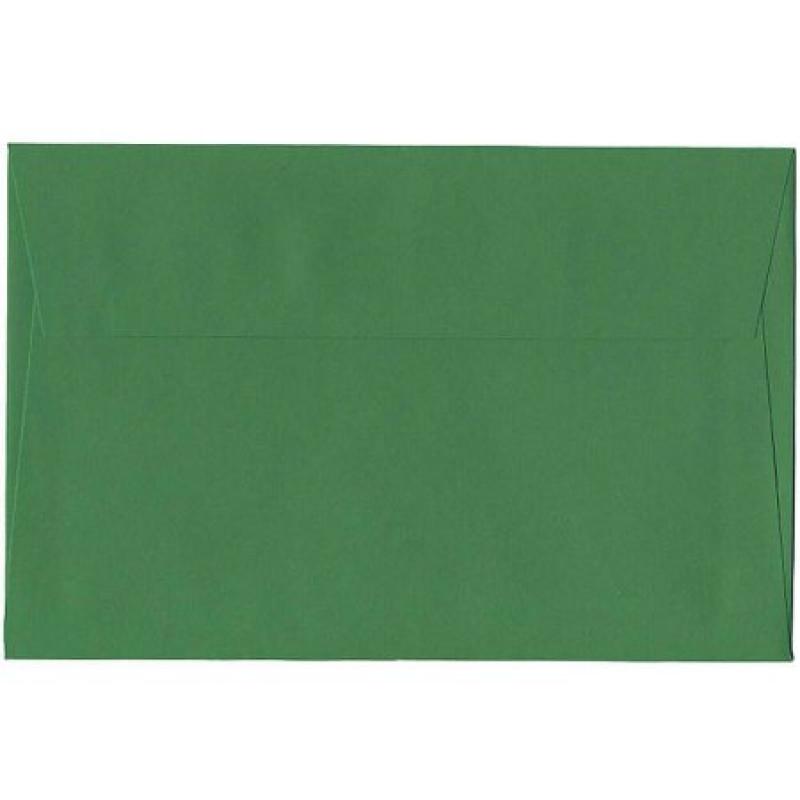 A9 (5 3/4" x 8-3/4") Recycled Paper Invitation Envelope, Christmas Green, 25pk