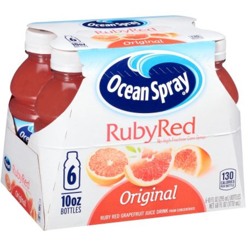Ocean Spray Ruby Grapefruit Juice, 6 Ct/10 Oz
