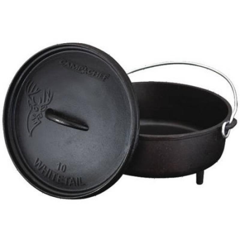 Camp Chef Classic 10" Pre-Seasoned Ready-to-Use Dutch Oven