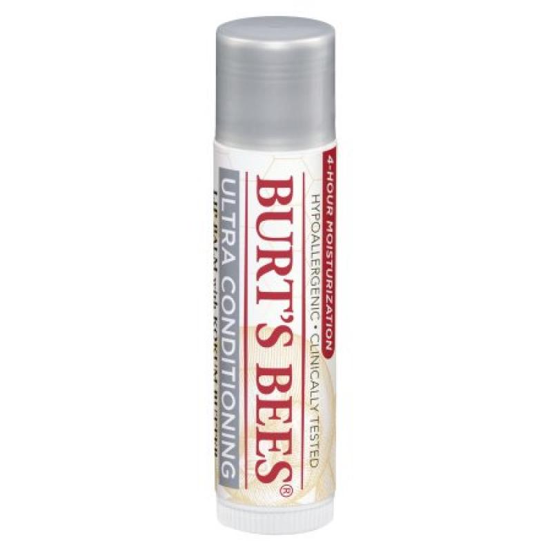 Burt&#039;s Bees 100% Natural Moisturizing Lip Balm, Ultra Conditioning with Kokum Butter, 1 Tube