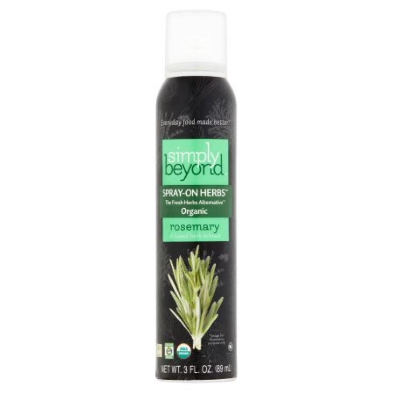 Simply Beyond Spray-On Herbs Organic Rosemary Oil, 3 fl oz, 6 oz