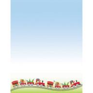 Great Paper Holiday Train Decorative Letterhead Paper, 80-Count