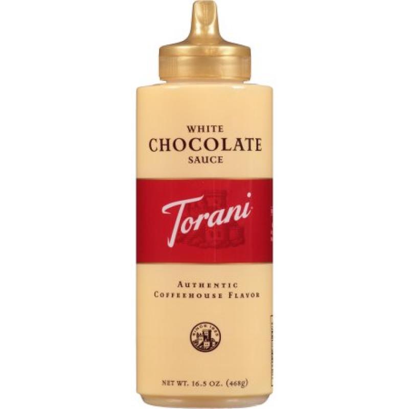 Torani White Chocolate Sauce, 16.5 oz